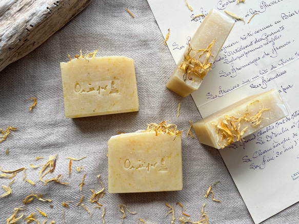 【人気No.10】カレンデュラ石鹸　Calendula Soap オーガニック 雑貨石鹸【1個】 7枚目の画像