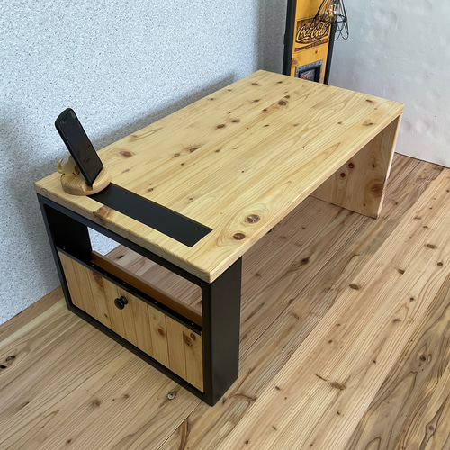 ローテーブル(オール桧無垢材) type:1 ローテーブル・リビングテーブル