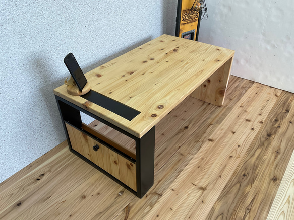 ローテーブル(オール桧無垢材) type:1 1枚目の画像