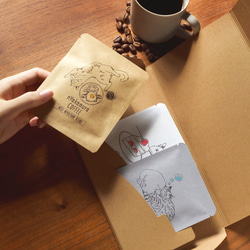1日猫ちゃんコーヒーギフトBOX(ドリップバッグ3袋入り(3種類×各1袋))自家焙煎珈琲/ギフト/プチギフト/ドリップ 11枚目の画像