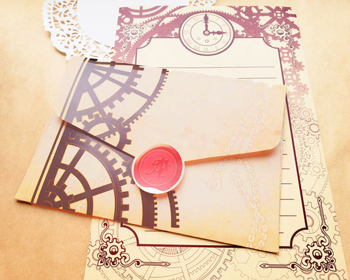 スチームパンクアート作品セット➀から➈までセット商品(ポストカード