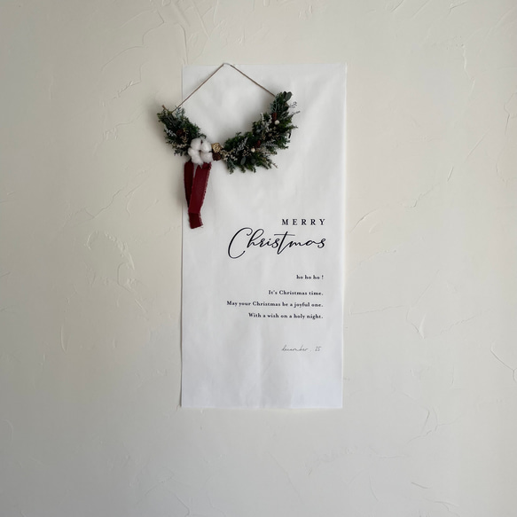 【全2種類】クリスマスタペストリー縦長 × クリスマスハーフリース 3枚目の画像