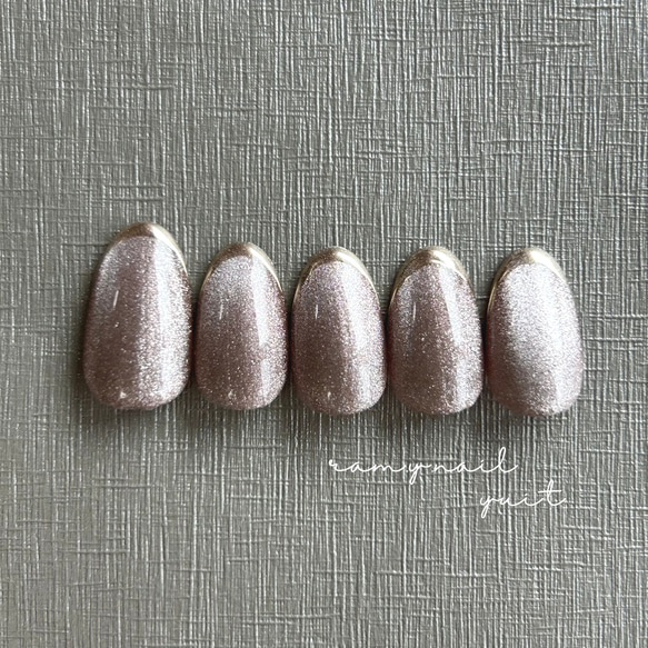 マグネット×ミラーフレンチネイル ネイルチップ（つけ爪） yui.t 通販