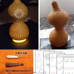 縁起物。3個セット置き型ひょうたん飾り「Bonjourée（良い一日を