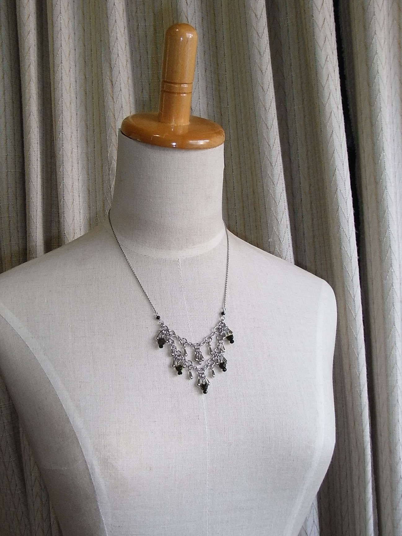 葡萄drop＊サージカルステンレスネックレス