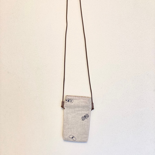 スマホポシェット ミニバッグ ミナペルホネン使用♪ 第三弾 スマホ