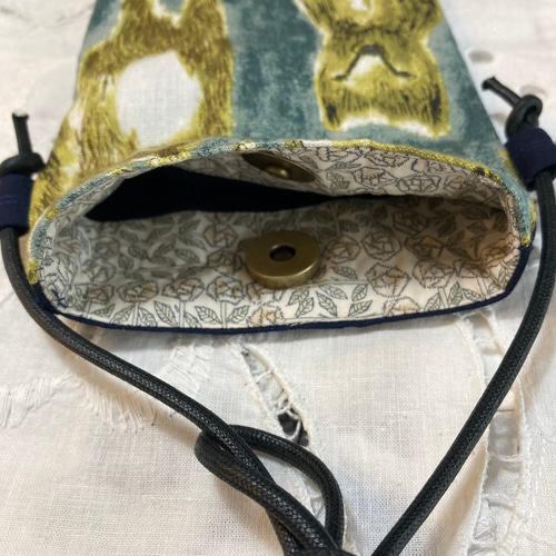 スマホポシェット ミニバッグ ミナペルホネン使用♪ 第三弾 スマホ