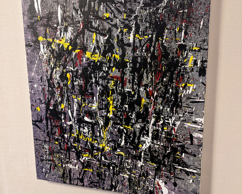 絵画 868 油絵/抽象画風/ひび割れ/F10号 訳あり商品 最終価格】絵画 油絵 原画 抽象画 現代アート F10