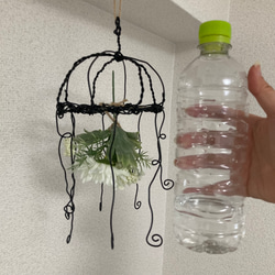 プカプカくらげの花かご 5枚目の画像