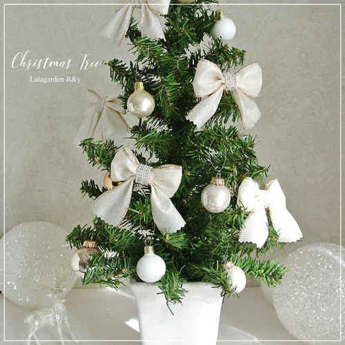 再販】リボンオーナメント クリスマスオーナメント 華やかグリッター