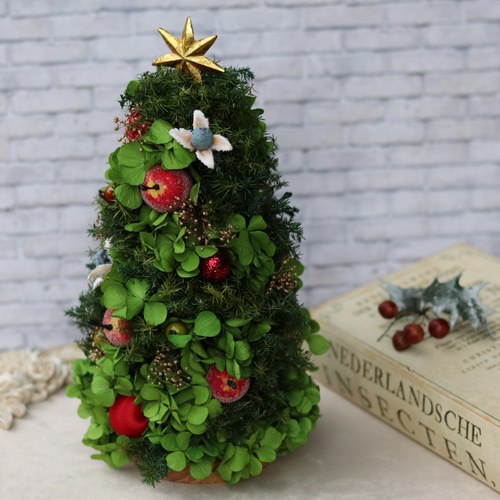 ⌘ クリスマスリース ⌘ 森のクリスマスリース 森の中の大きなクリスマスリース リース Rosa Cherry 通販