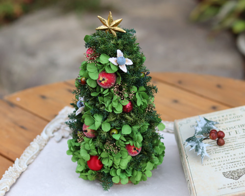 ⌘ クリスマスリース ⌘ 森のクリスマスリース 森の中の大きなクリスマスリース リース Rosa Cherry 通販