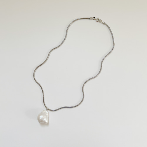 バロックパール ペンダントトップ チャーム 大粒 真珠 シルバー