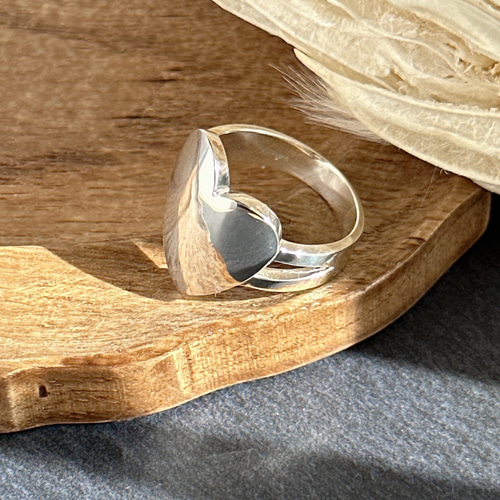 ワイドハート❤︎ silver925リング2898A 指輪・リング Ringo 通販