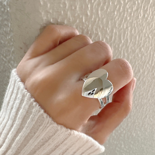 ワイドハート❤︎ silver925リング2898A 指輪・リング Ringo 通販