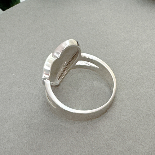 りん♠︎様 ワイドハート❤︎ silver925リング2898A 指輪・リング Ringo 通販