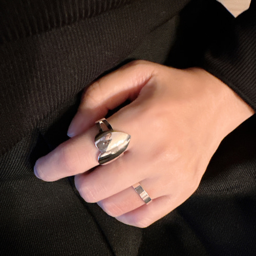 りん♠︎様 ワイドハート❤︎ silver925リング2898A 指輪・リング Ringo 通販