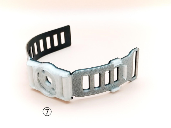 スマホ＆ガジェット装着用リストバンド（TYPEガーミンマウント）⑦