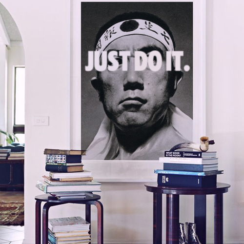 三島由紀夫 JUST DO IT アートデザインポスター A1サイズ 半光沢 三島由紀夫 JUST DO IT アートデザインポスター A1サイズ 半光沢