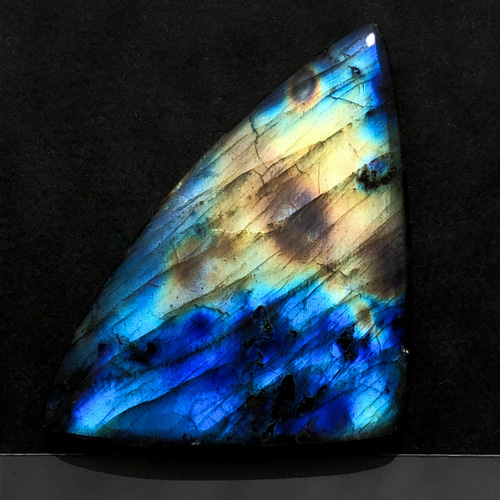 ラブラドライト[643] 53x33mm 89Cts 天然石 / カボション