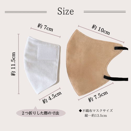 3枚セット】くっつくインナーマスク｜Eタイプ マスクカバー Bon.nutte 