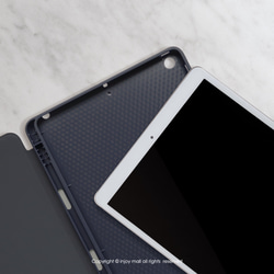 iPad case 12.9/Air5/iPad 9/mini6 附筆槽 皮革平板保護套 搖擺企鵝 第4張的照片