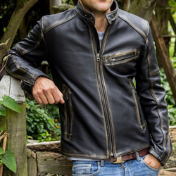 羊革ダブルファスナーライダージャケット Sheep Leather Double Zipper