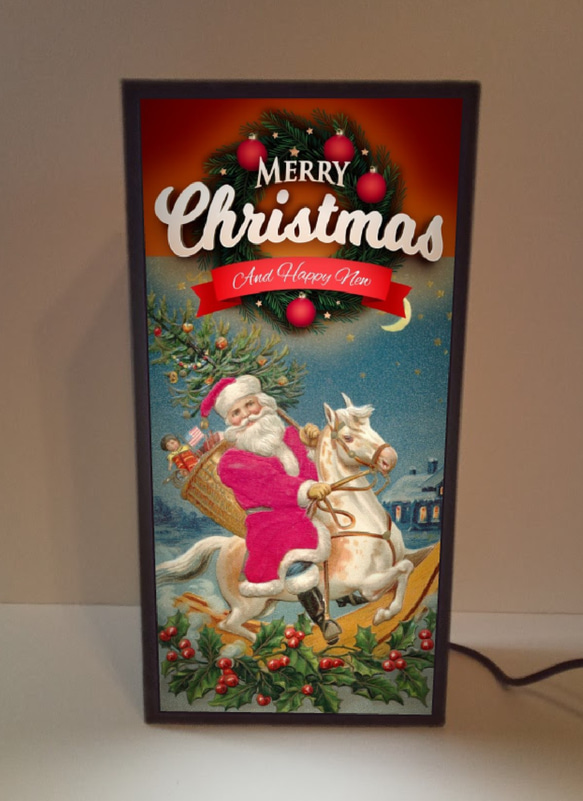 メリークリスマス クリスマス サンタクロース ツリー リース
