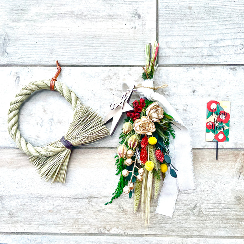 2024年】正月用に変身Xmasスワッグ クリスマス 正月 しめ縄 スワッグ