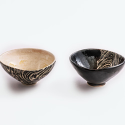 小鉢　【月華】湯呑　日本製　手作り陶器　瀬戸焼　窯元　海月 　和食器　日本食 5枚目の画像