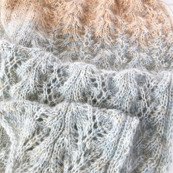 Whipped Leaf Shawl 編み図 12枚目の画像