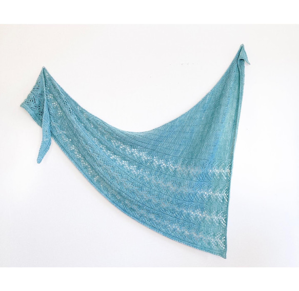 Whipped Leaf Shawl 編み図 11枚目の画像