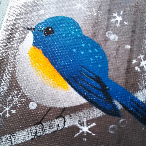 原画】1点から選べる野鳥 （シマエナガ シジュウカラなど）ミニ