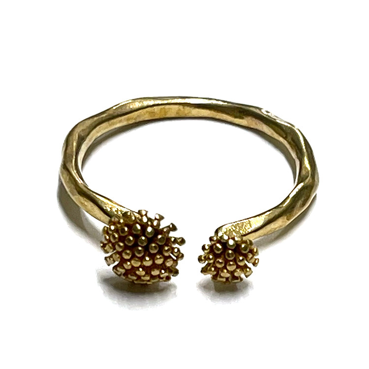 【50個】大きさ違いの蕾デザインリング、指輪【jr80】