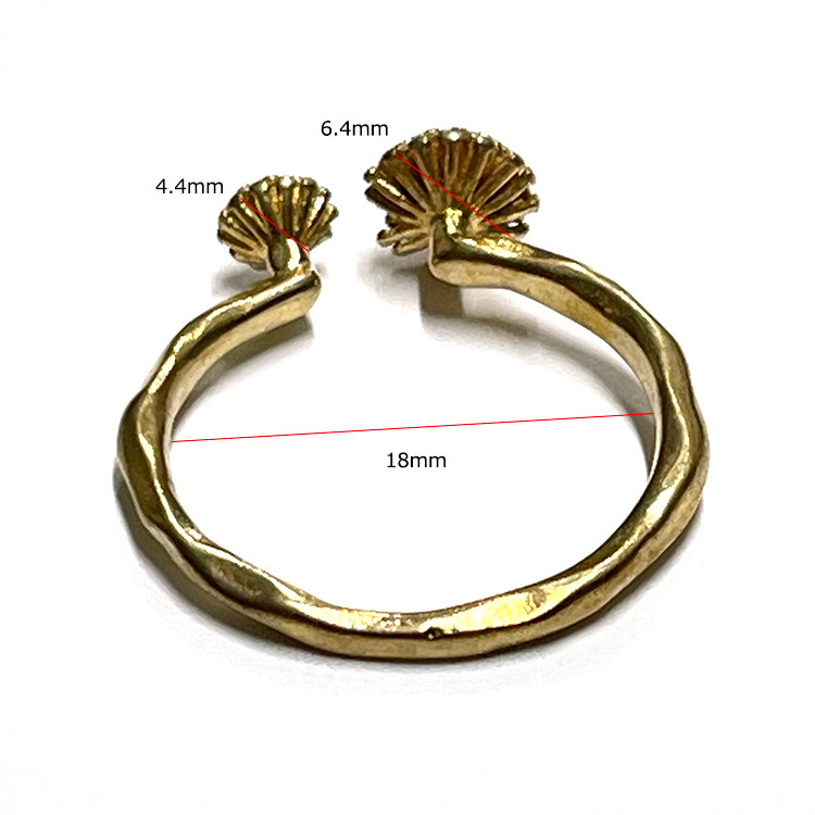 【50個】大きさ違いの蕾デザインリング、指輪【jr80】