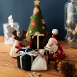 【選んで飾ろう】ちいさなクリスマスフレンズ　サンタさん・トナカイくん・ニッセちゃん 8枚目の画像
