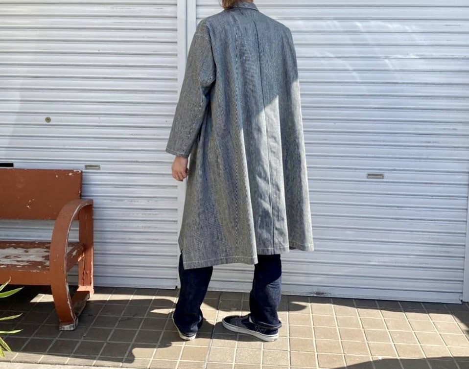 男女兼用/デニム好きのための岡山産セルビッチヒッコリーシャツジャケット