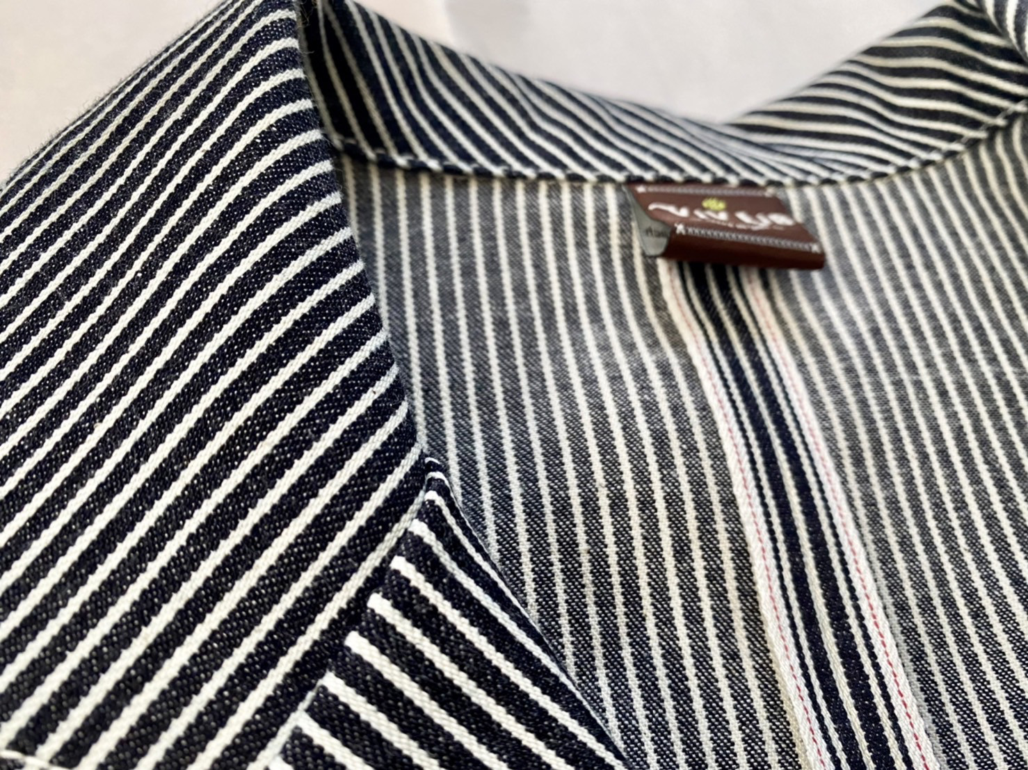 男女兼用/デニム好きのための岡山産セルビッチヒッコリーシャツジャケット