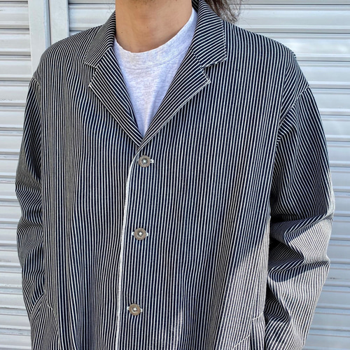 デニム好きのための岡山産セルビッチヒッコリーシャツジャケット☆ユニ