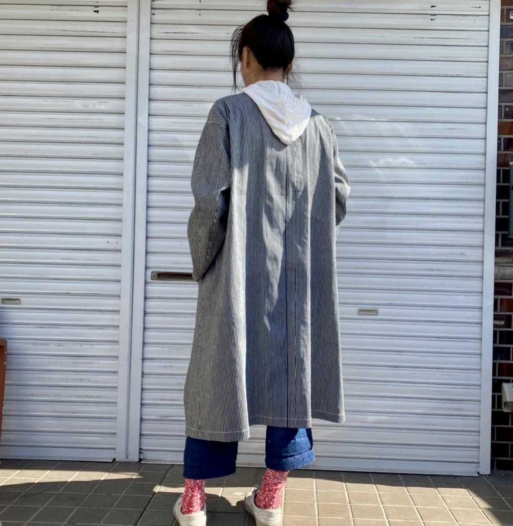 男女兼用/デニム好きのための岡山産セルビッチヒッコリーシャツジャケット