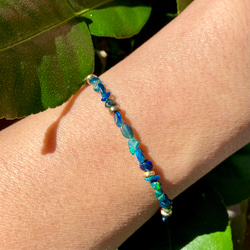 *14kgf* Black Opal Lagoon Bracelet　オパール 2枚目の画像