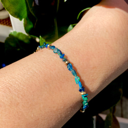 *14kgf* Black Opal Lagoon Bracelet　オパール 7枚目の画像