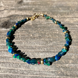 *14kgf* Black Opal Lagoon Bracelet　オパール 9枚目の画像