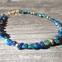 *14kgf* Black Opal Lagoon Bracelet　オパール 4枚目の画像