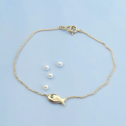 シルバー　魚モチーフ　ハンドメイド　ブレスレット シルバー 魚モチーフ ハンドメイド ブレスレット