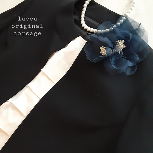 ｼﾙｸ100%,ｸﾞﾚｰ,ﾍﾞｰｼﾞｭ,ﾈｲﾋﾞｰ,大13㎝*ﾌｫｰﾏﾙ,ﾊﾟｰﾃｨ,入学式. 卒業式. 結婚  