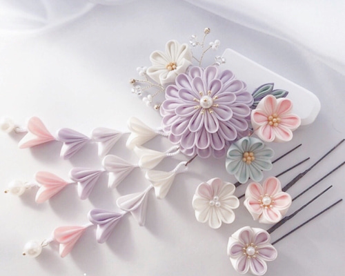 つまみ細工髪飾り 七五三 成人式 卒業式 袴 かんざし nocorino. 通販