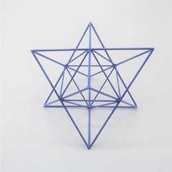 マカバ  120-24 ブルー 波動調整装置 地場調整 瞑想 Merkaba 風水 神聖幾何学 マカバスター 4枚目の画像