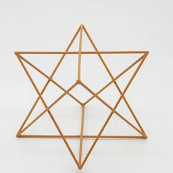 マカバ  120-12 オレンジ 波動調整装置 地場調整 瞑想 Merkaba 風水 神聖幾何学 2枚目の画像