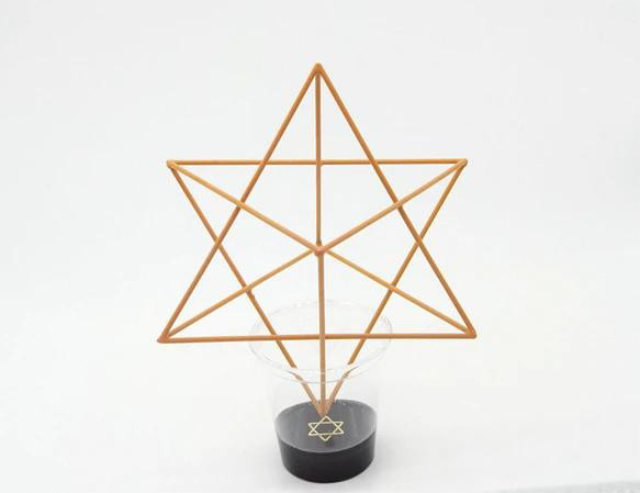 マカバ 120-12 オレンジ 波動調整装置 地場調整 瞑想 Merkaba 風水